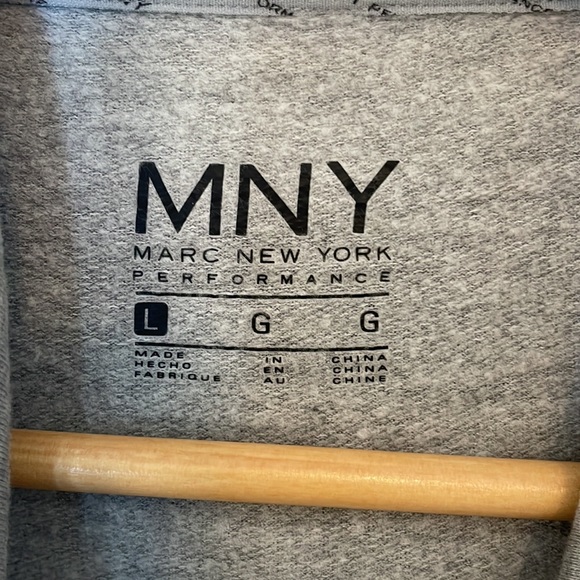 Marc New York cropped light hoodie with bead detail. Size L. - Picture 3 of 5